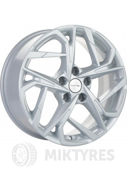 Диски Khomen 1716 7x17 5x114.3 ET 50 Dia 67.1 (silver)