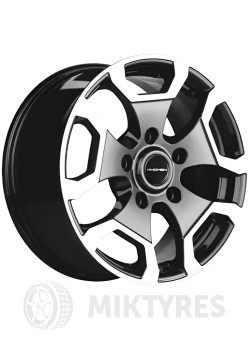 Диски Khomen 1725 6.5x17 5x139.7 ET 35 Dia 98.5 (grey)