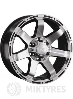 Диски LS Wheels 1289 7.5x17 6x139.7 ET 25 Dia 106.1 (BKF)