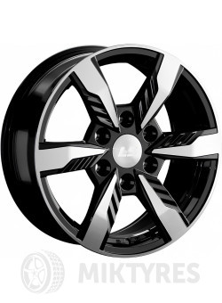 Диски LS Wheels 1301 7.5x17 6x139.7 ET 35 Dia 67.1 (BKF)