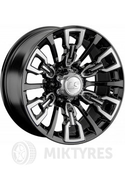 Диски LS Wheels 1363 8x17 6x139.7 ET -15 Dia 106.1 (BKF)