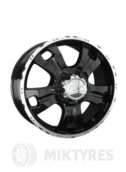 Диски LS Wheels 214 7.5x18 6x139.7 ET 25 Dia 77.8 (BKF)