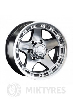 Диски LS Wheels 870 8x15 6x139.7 ET -10 Dia 106.1 (BKF)