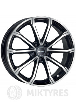 Диски Mak DaVinci 8x19 5x120 ET 50 Dia 64.1 (black mirror)