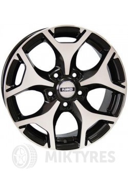 Диски Rial Lugano 6.5x16 4x100 ET 40 Dia 63.3 (diamond black front polished)