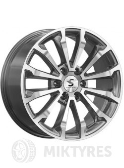 Диски Premium Series KP006 8.5x20 6x139.7 ET 25 Dia 106.1 (Diamond gloss graphite)