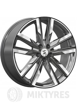 Диски Premium Series КР014 8x20 5x108 ET 46 Dia 63.3 (Diamond gloss graphite)
