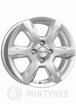 Диски КиК Nissan Almera (КСr693) 6x15 4x100 ET 50 Dia 60.1 (Silver)