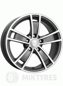 Диски КиК КС448 7x16 5x112 ET 33 Dia 66.6 (графит алмаз)