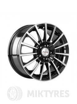Диски X-trike X-106 6.5x15 5x112 ET 45 Dia 57.1 (BKFP)