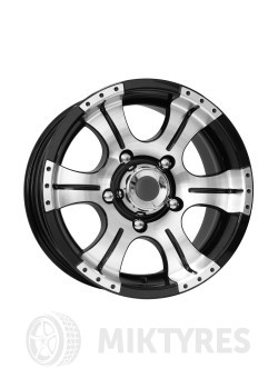 Диски КиК Байконур (КС465) 8x16 5x139.7 ET 20 Dia 110.1 (черный алмаз)