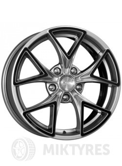 Диски КиК КС438 6.5x16 5x112 ET 45 Dia 66.6 (черный алмаз)
