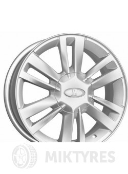 Диски КиК КС678 6x15 4x100 ET 50 Dia 60.1 (Черный с полированной лицевой поверхностью)