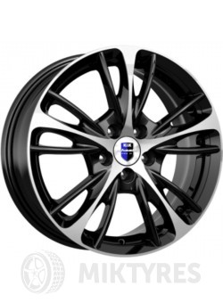 Диски КиК Мулен Руж (КС568) 6,5x16 5x114,3 ET 47 Dia 66,1 (блэк платинум)