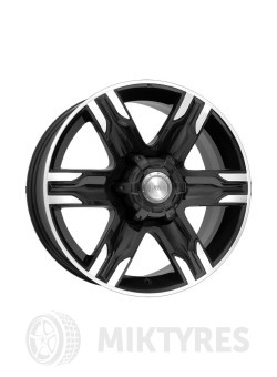Диски КиК Риальто (КС629) 8x17 6x139,7 ET 38 Dia 67,1 (блэк платинум)