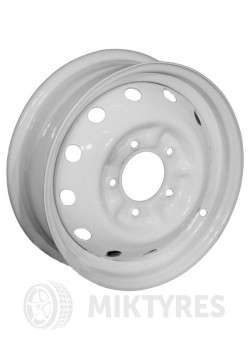 Диски Кременчуг ВАЗ 2121 5x16 5x139.7 ET 58 Dia 98 (Белая эмаль)